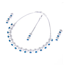 Load image into Gallery viewer, Emerald Blue Diamond Set 1 Ct