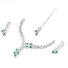 Load image into Gallery viewer, 1 Carat Green Dove Bridal Set - vistoso.pk