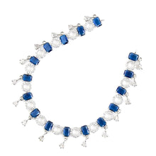 Load image into Gallery viewer, 1 Carat White Gold Sapphire Set - vistoso.pk