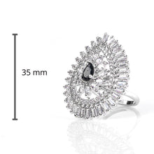 Load image into Gallery viewer, 1 Ct Bridal Eternity Ring (Black) - vistoso.pk