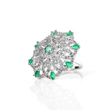 Load image into Gallery viewer, 1 Ct Firefly Bridal Ring (Green) - vistoso.pk
