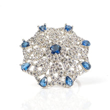 Load image into Gallery viewer, 1 Ct Sea Firefly Bridal Ring (Blue) - vistoso.pk