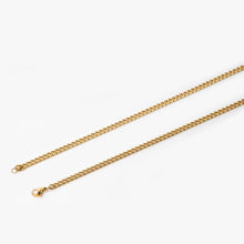 Load image into Gallery viewer, 3MM Cuban Link Chain Gold Plated (19 inch) - vistoso.pk