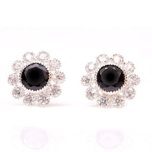Load image into Gallery viewer, 925 Silver Tops Black (13mm) - vistoso.pk