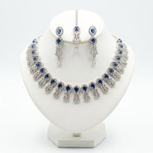 Load image into Gallery viewer, Blue Sapphire Constellation Bridal Set (1 carat)