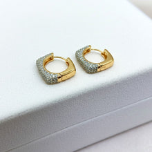 Load image into Gallery viewer, Celeste Square Hoops