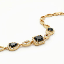 Load image into Gallery viewer, Black Emerald Bracelet