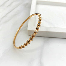 Load image into Gallery viewer, Zircon Crest Bangle (Rose Gold)