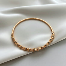 Load image into Gallery viewer, Zircon Crest Bangle (Rose Gold)