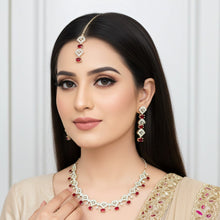 Load image into Gallery viewer, Emerald Red Diamond Set 1 Ct