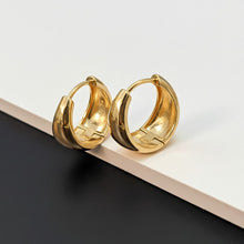 Load image into Gallery viewer, Signature Gold Hoop Earrings (25mm) Copper