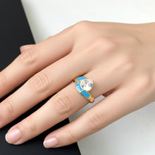 Load image into Gallery viewer, Blue Isabelle Ring