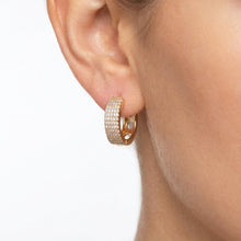 Load image into Gallery viewer, Gold Hoop Earrings (18mm)