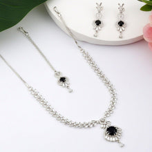Load image into Gallery viewer, Black 1 Carat Zircon Rain Drop Set - vistoso.pk