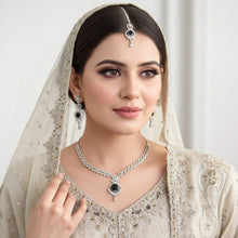 Load image into Gallery viewer, Black 1 Carat Zircon Rain Drop Set - vistoso.pk