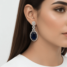 Load image into Gallery viewer, Blue 1 Carat Dove Bridal Earring - vistoso.pk