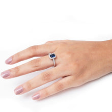 Load image into Gallery viewer, Blue Emerald Ring (copper) - vistoso.pk