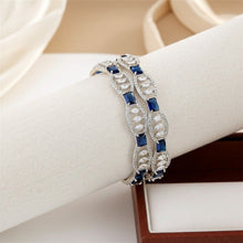 Load image into Gallery viewer, Blue Star Dust 1 Carat Bangle (Pair) - vistoso.pk