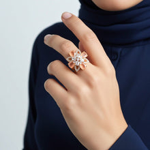 Load image into Gallery viewer, Bouquet 1 Ct Bridal Ring - vistoso.pk