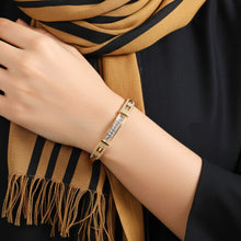 Load image into Gallery viewer, Cleopatra Diamond Bangle (Copper) - vistoso.pk