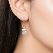 Load image into Gallery viewer, Cleto Diamond Drop Earring (28mm) - vistoso.pk