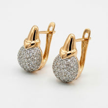 Load image into Gallery viewer, Sapphire Baguette Earring (16mm)