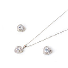 Load image into Gallery viewer, Diamond Heart Necklace (Copper) - vistoso.pk