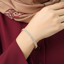 Load image into Gallery viewer, Double Layer Diamond Bracelet (copper) - vistoso.pk