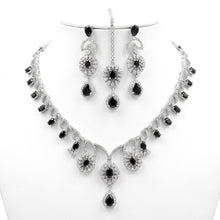 Load image into Gallery viewer, Black Stone Aristocratic Bridal Set