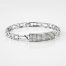 Load image into Gallery viewer, Silver Oblong Bracelet
