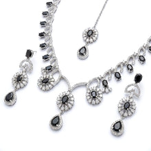 Load image into Gallery viewer, Black Stone Aristocratic Bridal Set