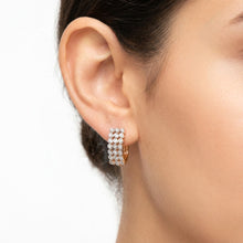Load image into Gallery viewer, Quartz Hoop Earrings (15mm)