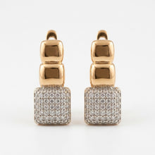 Load image into Gallery viewer, Sapphire Baguette Earring (18mm)