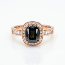 Load image into Gallery viewer, Black SAPPHIRE RING