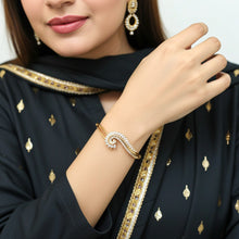 Load image into Gallery viewer, Forrest Gold Copper Bangle (Copper)