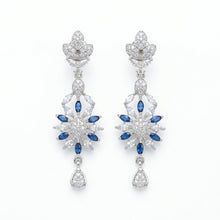 Load image into Gallery viewer, 1 Carat Blue Pearl Earring (48mm)