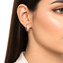 Load image into Gallery viewer, Diamond Encrusted Earrings (18mm)
