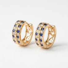 Load image into Gallery viewer, Blue Beverley Earring (16mm)