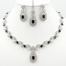 Load image into Gallery viewer, Black Bouquet Bridal Set