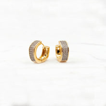 Load image into Gallery viewer, Diamond Encrusted Earrings (18mm)