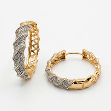Load image into Gallery viewer, Diamond Encrusted Fairy-Tale Earring (28mm)