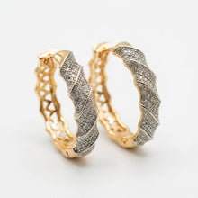Load image into Gallery viewer, Diamond Encrusted Fairy-Tale Earring (28mm)