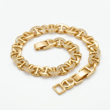 Load image into Gallery viewer, Dove-Cross Bracelet (Brass)