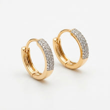 Load image into Gallery viewer, Gold Huggie Hoop Earrings (15mm)