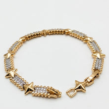 Load image into Gallery viewer, Diamond Star Emerald Bracelet