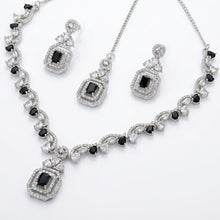 Load image into Gallery viewer, Black Bouquet Bridal Set