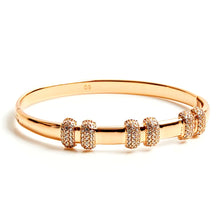 Load image into Gallery viewer, Diamond Hinged Bangle (Copper)
