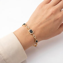 Load image into Gallery viewer, Black Emerald Bracelet