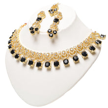 Load image into Gallery viewer, Gold Aristocratic Bridal Set - vistoso.pk