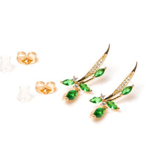 Load image into Gallery viewer, Green Petal Earring (28mm) - vistoso.pk